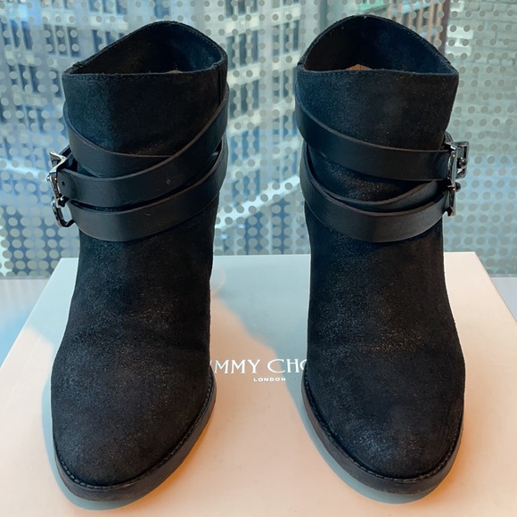 Jimmy Choo Melba Bootie Black Size 8 - Picture 7 of 8